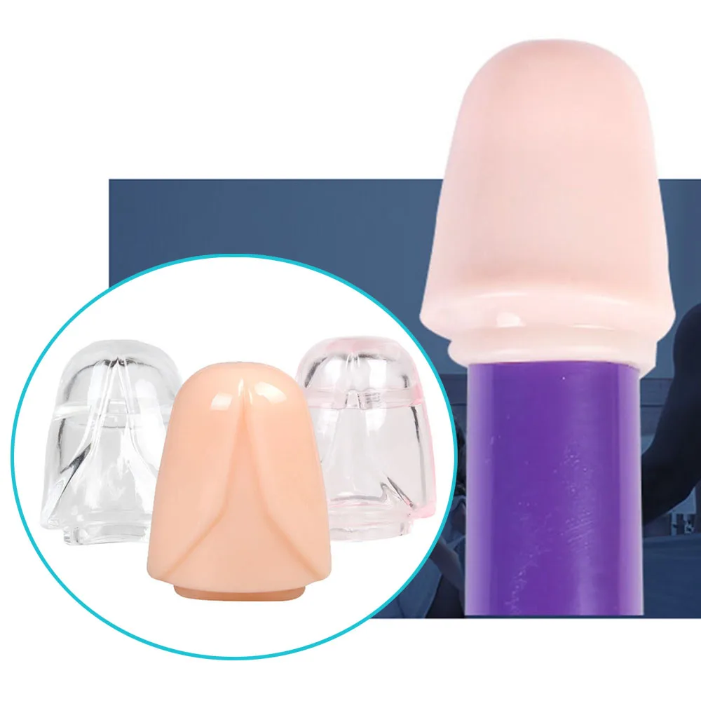 2 pezzi riutilizzabili manica del pene anello del rubinetto copertura ritardo impotenza allargamento copertura del glande allunga e altezza giocattoli del sesso per una coppia