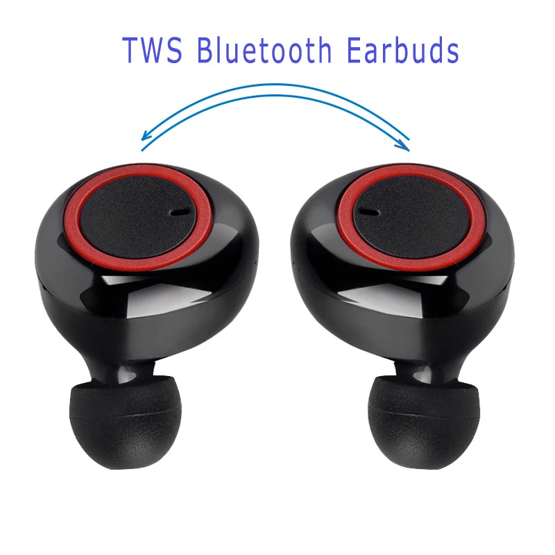 Y50 TWS Headphone Nirkabel Earphone Olahraga 5.0 Headset Gaming Bluetooth Earbud Nirkabel Ponsel Mikrofon untuk Xiaomi Lenovo Pods