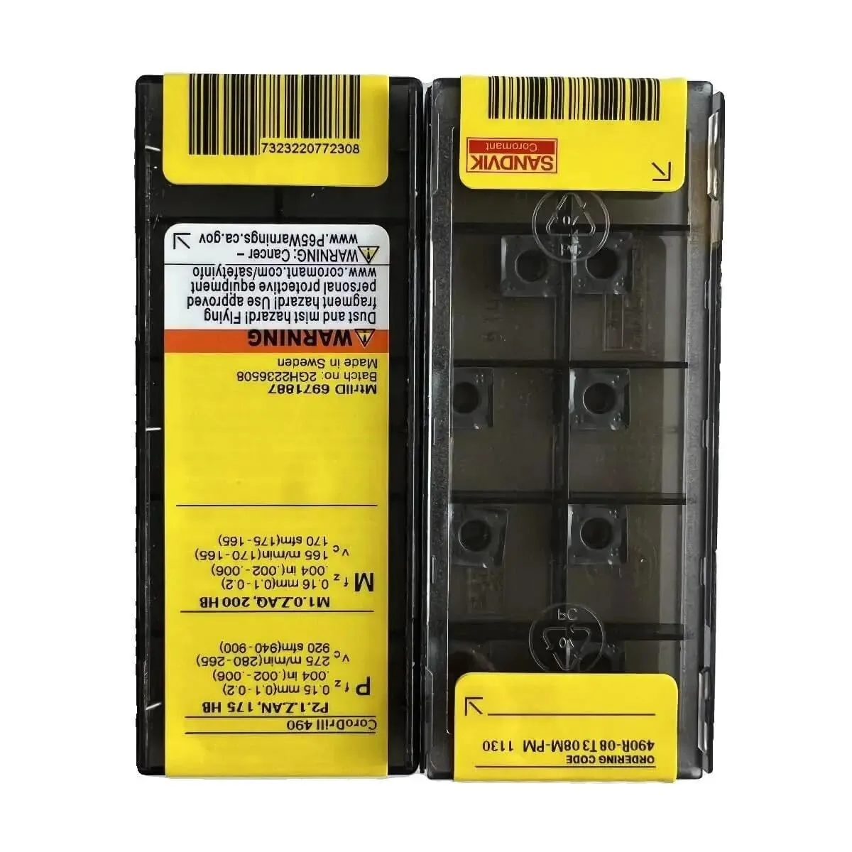 

Оригинальный SANDVIK/490R-08T308M-PM 1130/лезвие с ЧПУ из твердого сплава, 10 шт.