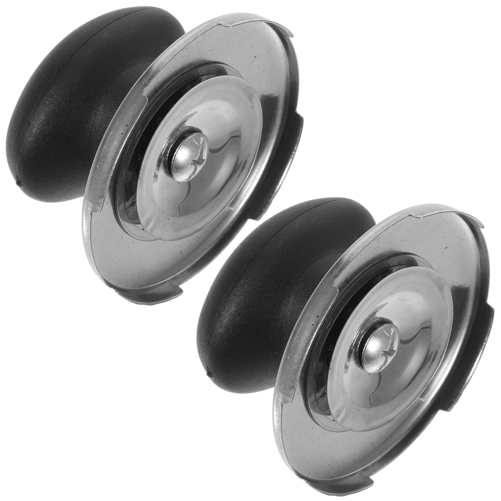 

2 Pcs Kettle Lid Handle Metal Teapot Whistle Replacement Knob Accessories Comfortable Feeling Flute Water Pp Easy to Install
