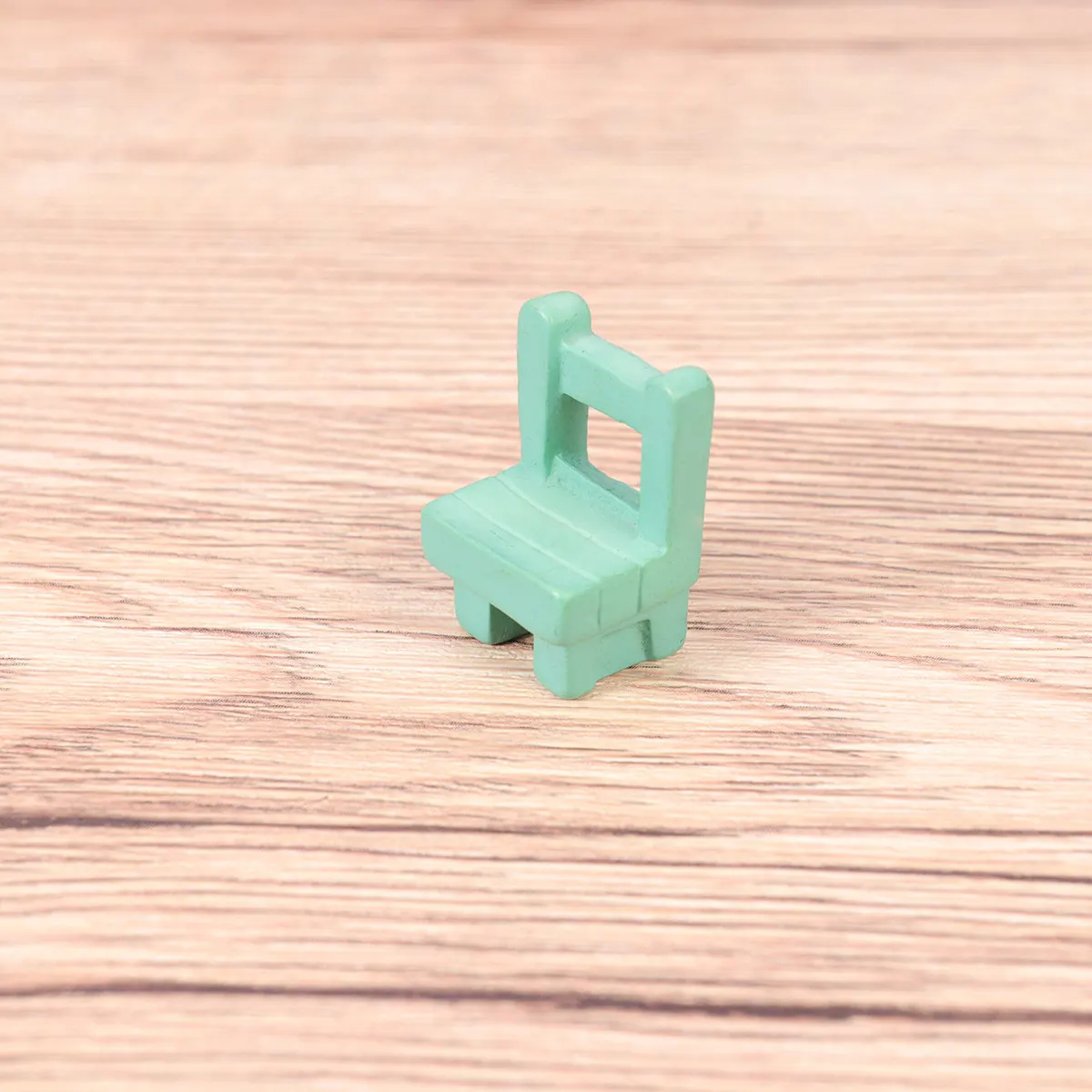 

Simulated Resin Stool Mini Chair Solid Matte Color for Miniature Landscape Succulent Bonsai Plant Decor Micro Garden Scene