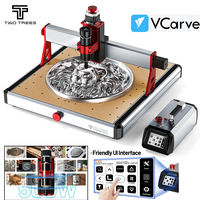 Twotrees TTC450 Ultra High Precision CNC Router 3-Axis/4-Axis Milling Cutting Machine 500W Spindle Carving Metal Laser Engraver
