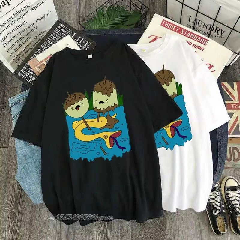 Camiseta Vintage Kawaii Engraçada de Algodão, Presente, Streetwear, Tamanho Plus para Homens/Mulheres, Camiseta dos Anos 90