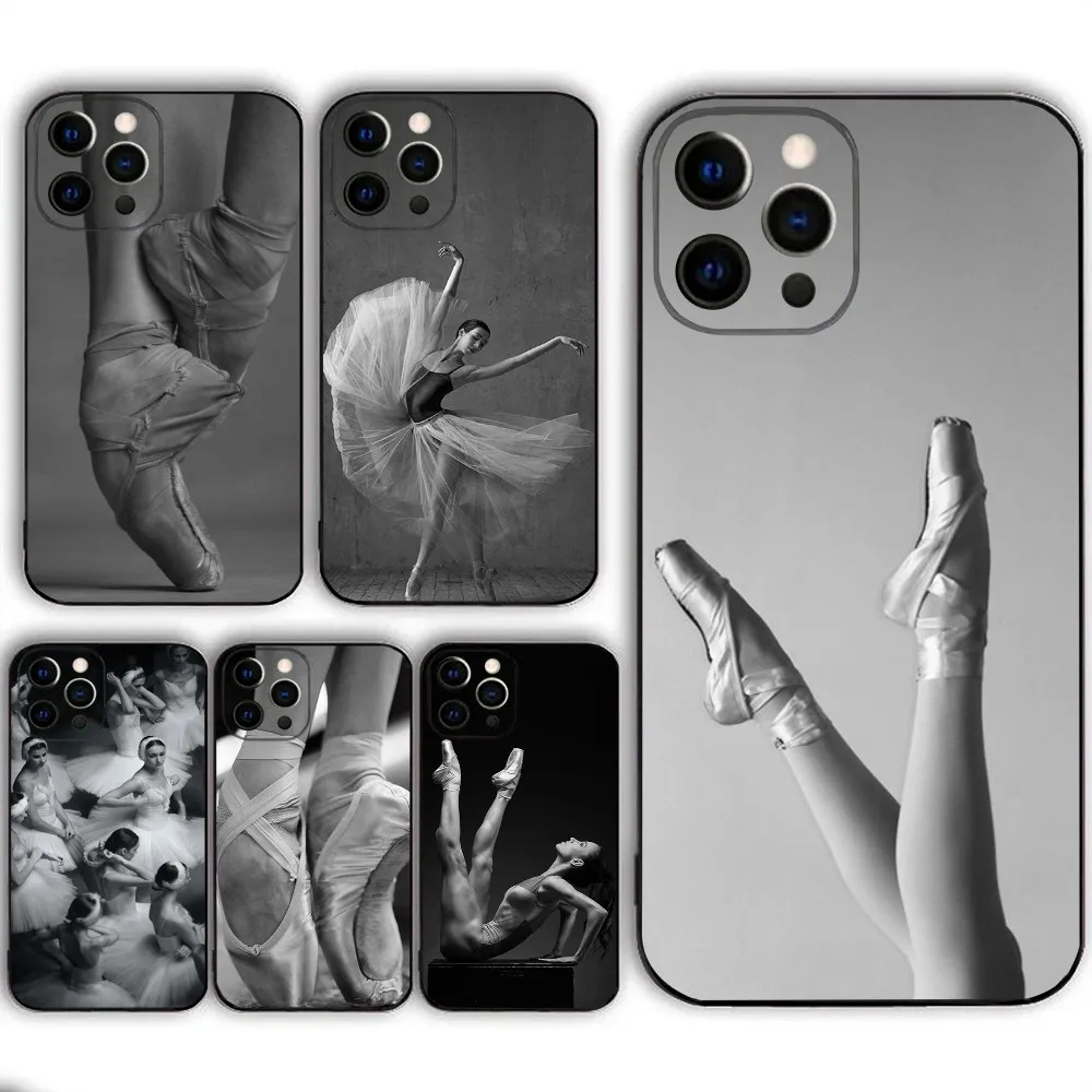 Ballerina Ballet Dancing  Phone Case  For IPHONE 15,13,14,12,Mini ,11, Xr, X ,Xs Pro Max 8, 7 Plus Back Cover