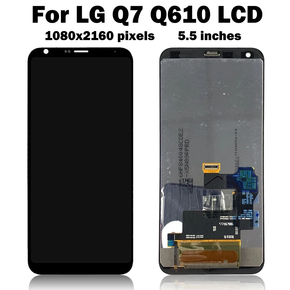 100% Test LCD Display For LG Q7/K7 LTE X210 X210DS Q610 Q610YB LM-Q610YB Touch Screen Digitizer Assembly Frame Display Replaceme