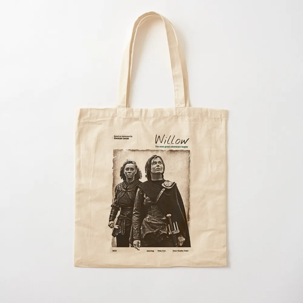 Willow Poster - Kit and Jade Tote Bag Canvas stote bag ecological bags Canvas Tote Bag