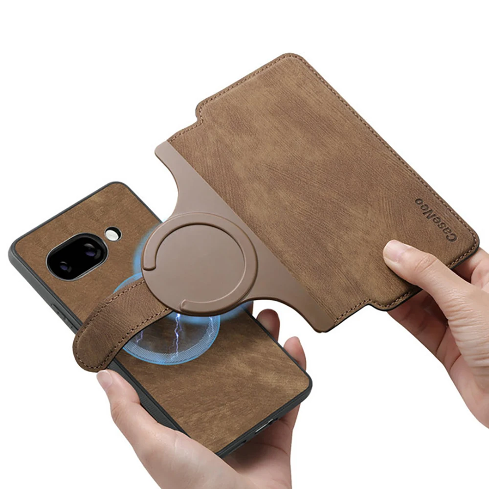 

Pixel 9 Pro XL 5G Flip Case RFID 2In1 Detachable Leather Magnet Back Cover For Google Pixel 9A Wallet Funda Pixel 9 Pro Coque