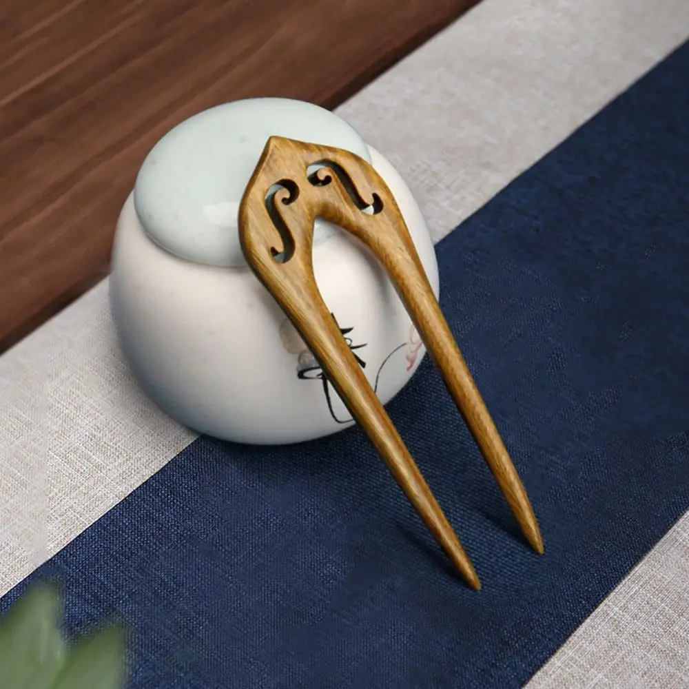 

Cheongsam Girl Hair Accessories Wood Hair Comb Clip Hanfu Hair Sticks U Shape Hairpin Chinese Style Headwear Wooden Hairpin