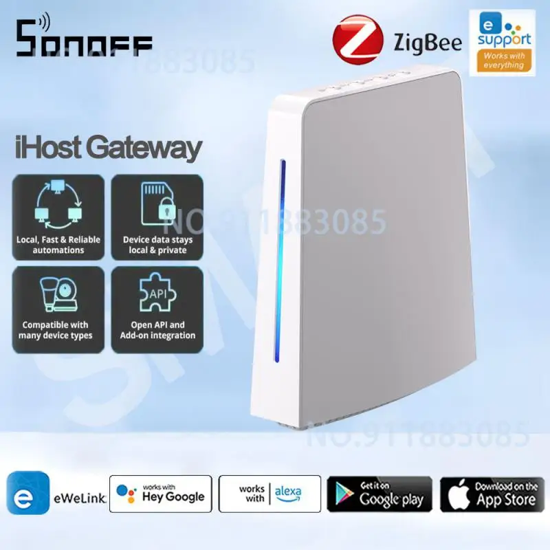 SONOFF iHost Smart Home Hub 2/4GB Zigbee Gateway Smart Scene Home Control Security System Wireless AlBridge Intelligent Switch