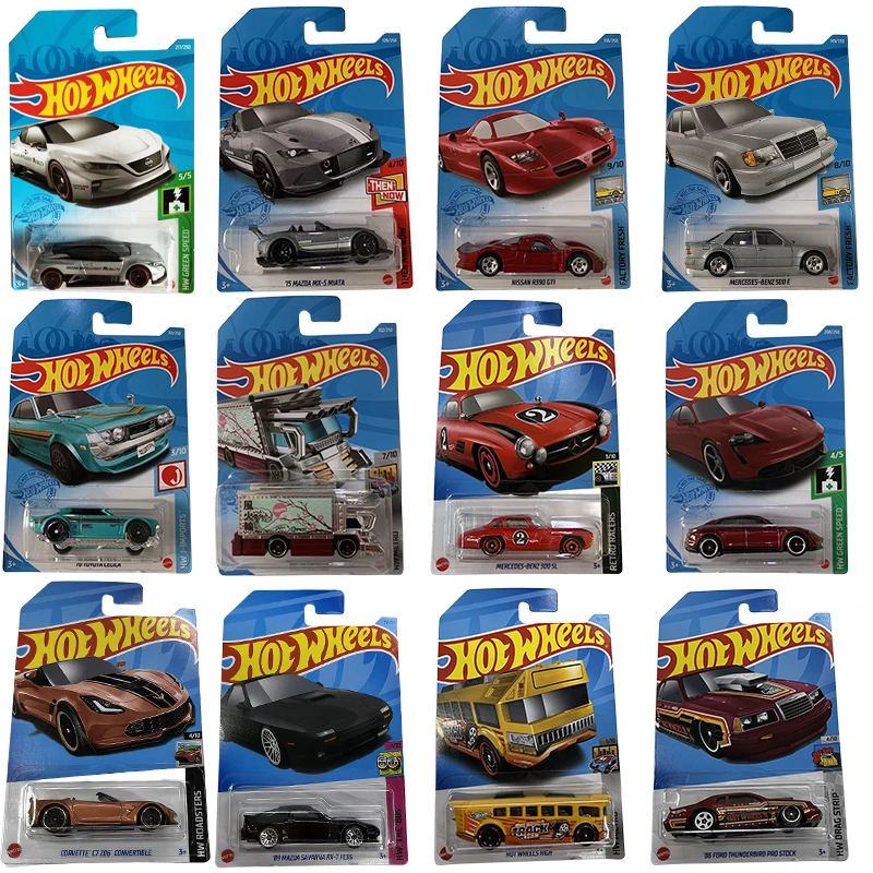 Original Hot Wheels Car Toys 1/64For Boy Metal Diecast Model Car Children Toy Collection Gift Fashions Birthday Gift 23N/23P/23Q