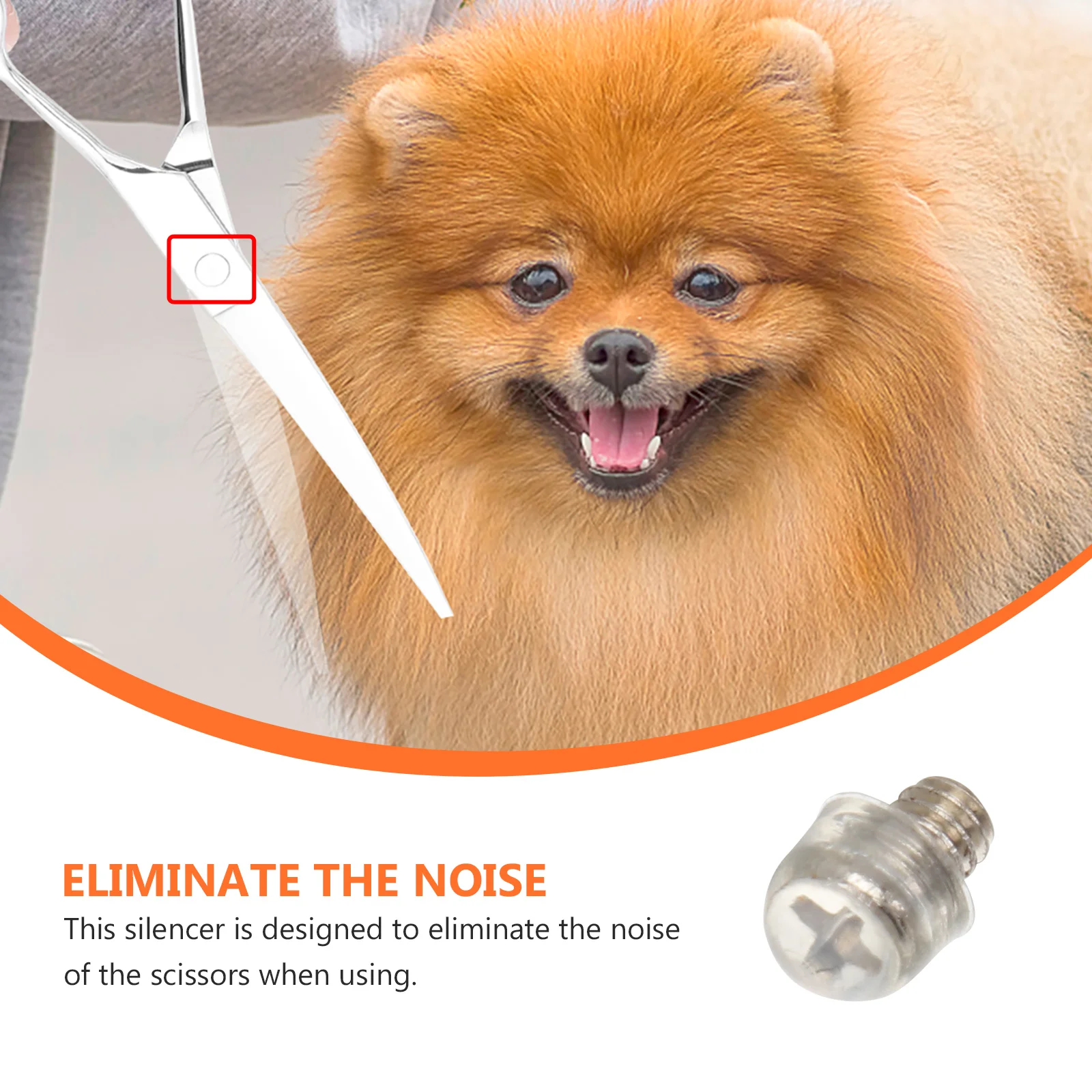 

10Pcs Scissors Mute Bumper High-Quality Wear-Resistant Silencers for Haircutting Tools Long-Lasting Quiet Operation Accessory