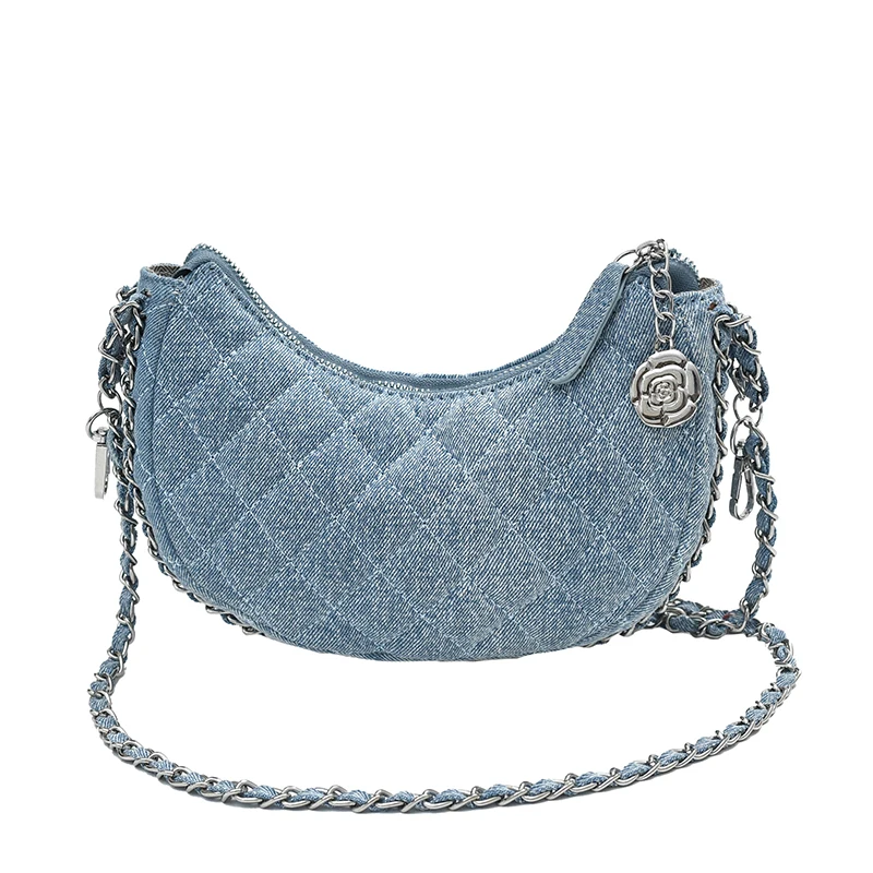 Borse da donna di moda borsa a tracolla in Denim nuova tendenza borse estive borsa a tracolla singola da donna borsa a tracolla da donna