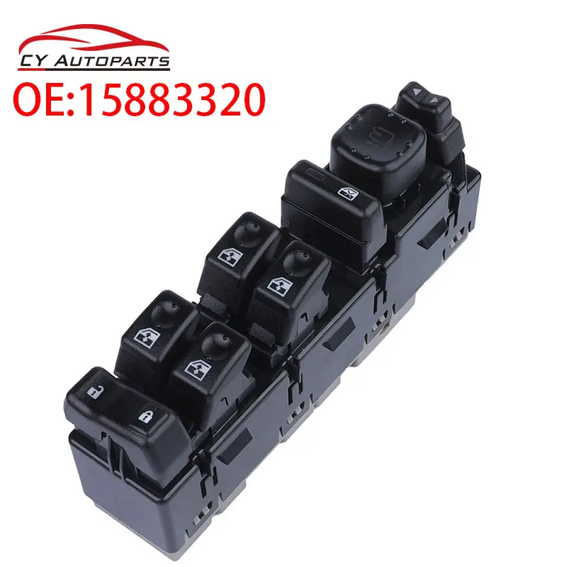 

Новый переключатель переднего левого стекла для Cadillac Escalade Chevrolet Silverado GMC Sierra Yukon 15883320