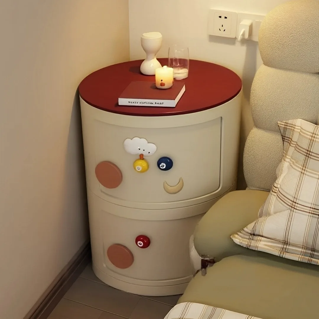 

Прикроватная тумбочка в стиле «допамин», тумба для хранения, простая, современная, для небольшой квартиры, спальня, новинка 2026 года