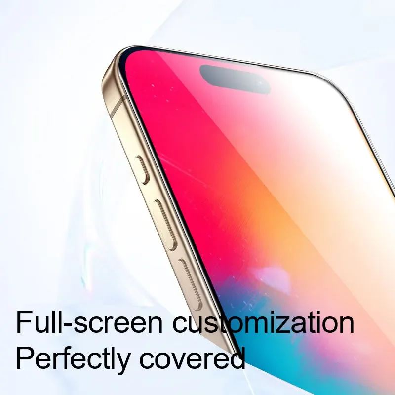 2in 1 Camera Protector Film for iPhone 16 Plus 15 Pro Tempered Glass Screen Protector 14 Pro Max 13 12 11 full cover Camera Lens image 4