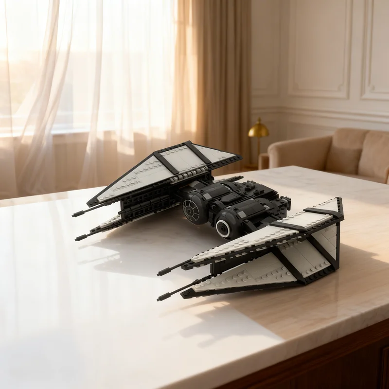 

635pcs MOC First Order Tie Bomber Star Battle Model Building Blocks Creative Display Gift Collectible Decor Kids Premium Adult