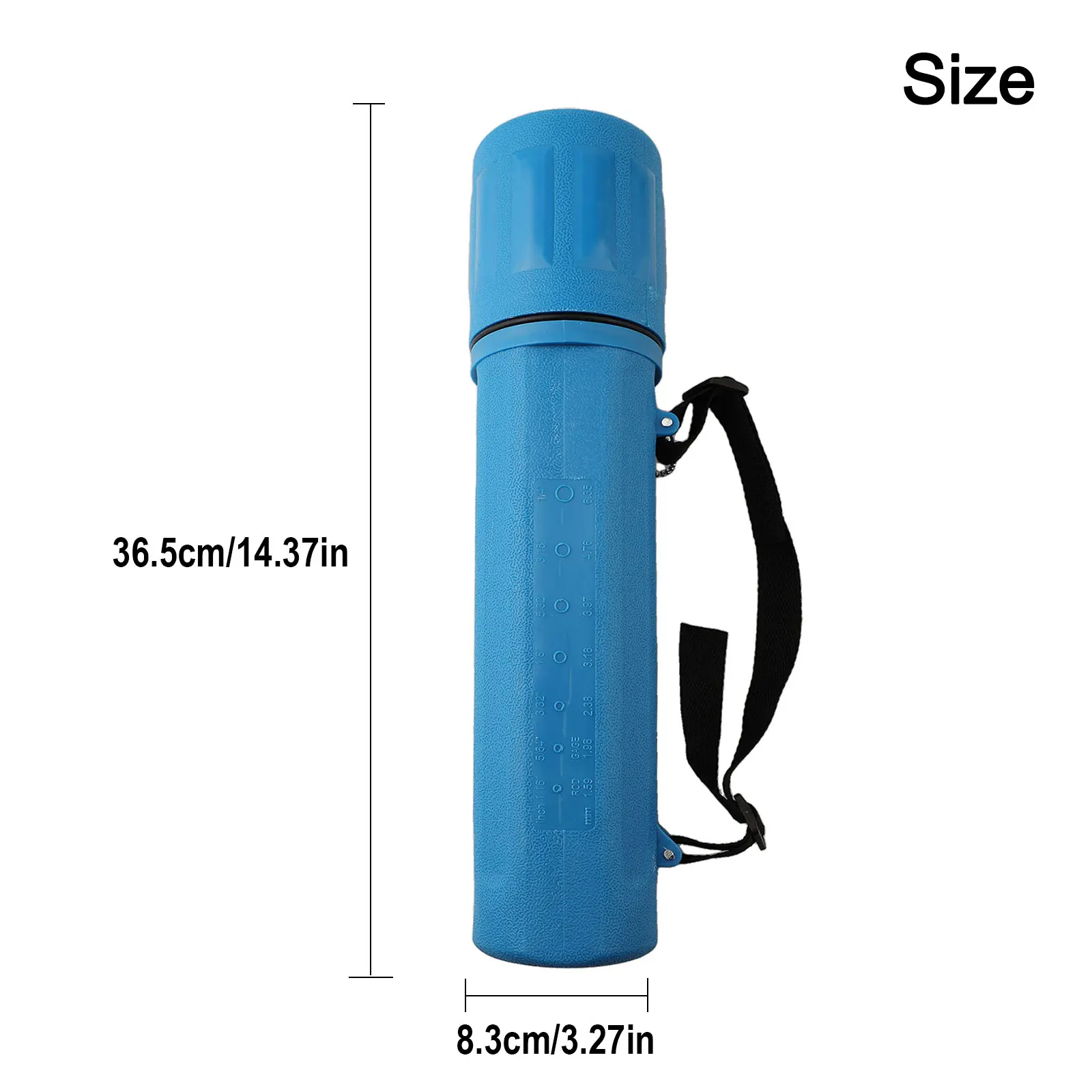 1pc Welding Rod Storage Tube Container MMA  Electrodes Holder 4.5kg Capacity Moisture Protection With Carry Clip Strap