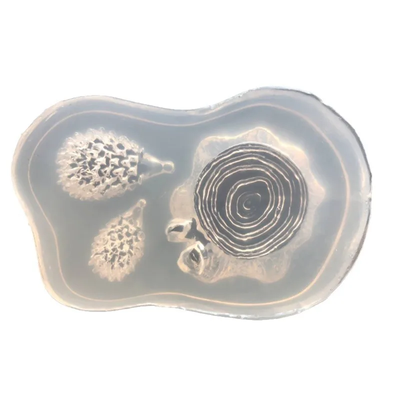 Hedgehog Stump Small Animal DIY Epoxy Mobile Phone Case Decorative Epoxy Clay Mold 16605