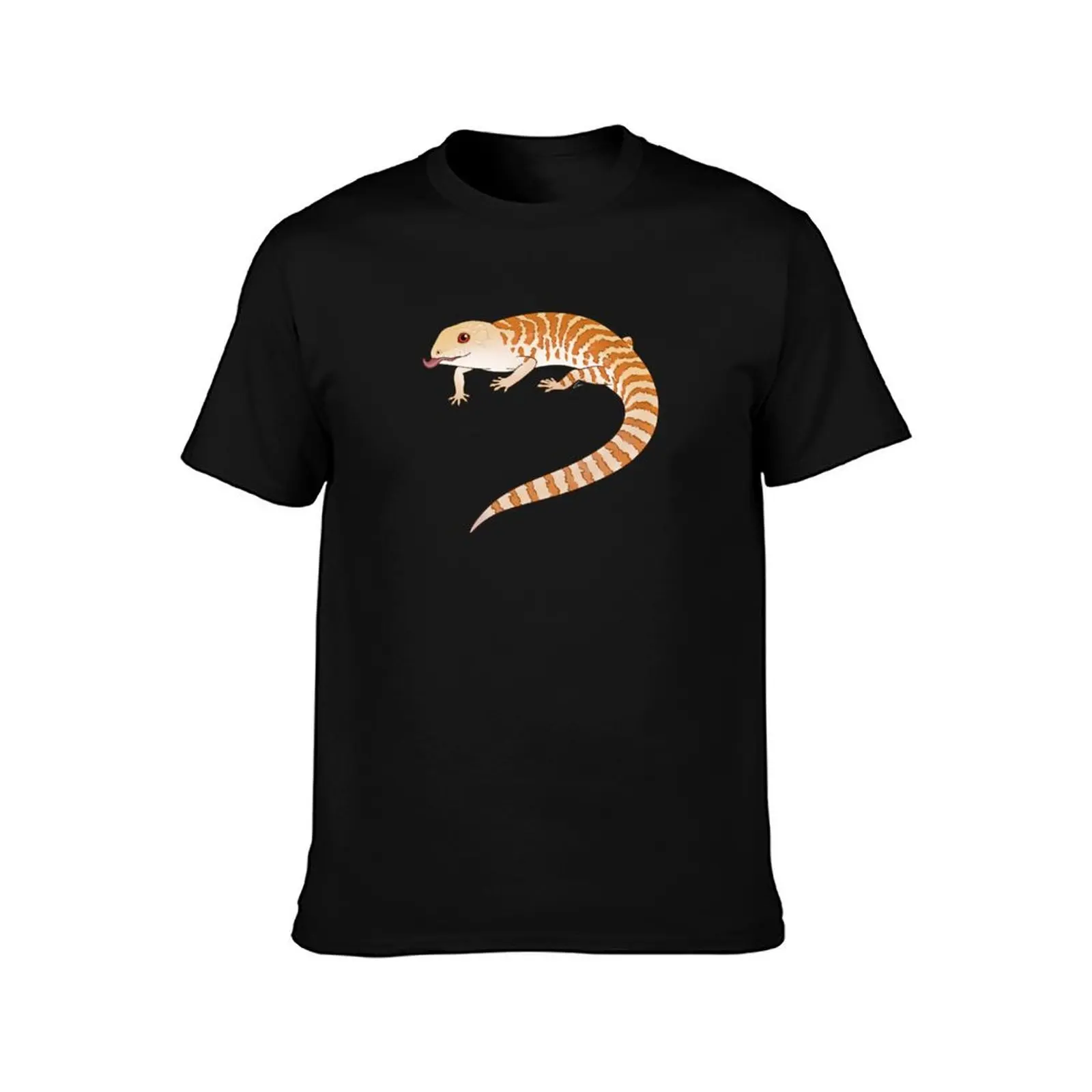 Albino Blue Tongue Skink T-Shirt Relaxed Casual Short Sleeve Tee T-Shirt