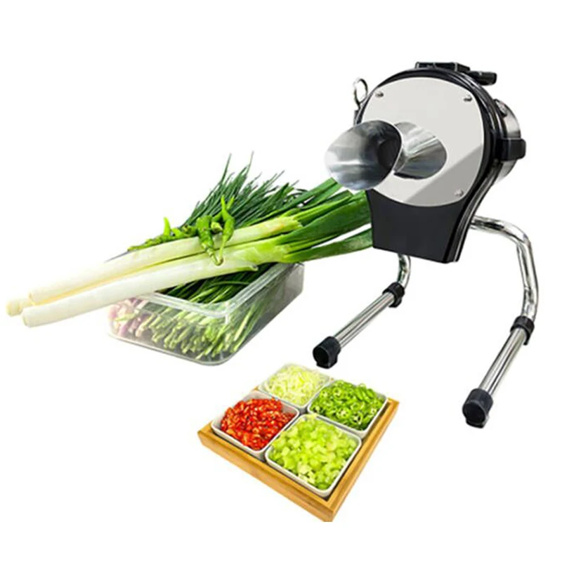 

Vegetable cutting machine commercial automatic slicer shredding machine electric stainless steel household dicing machine