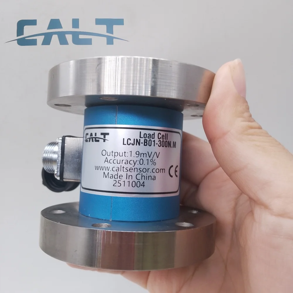 CALT LCJN-B01-300N.M Load Cell Torque Tester 0-200N.m  Flange Type Static Rotary Torsional Torque Sensor