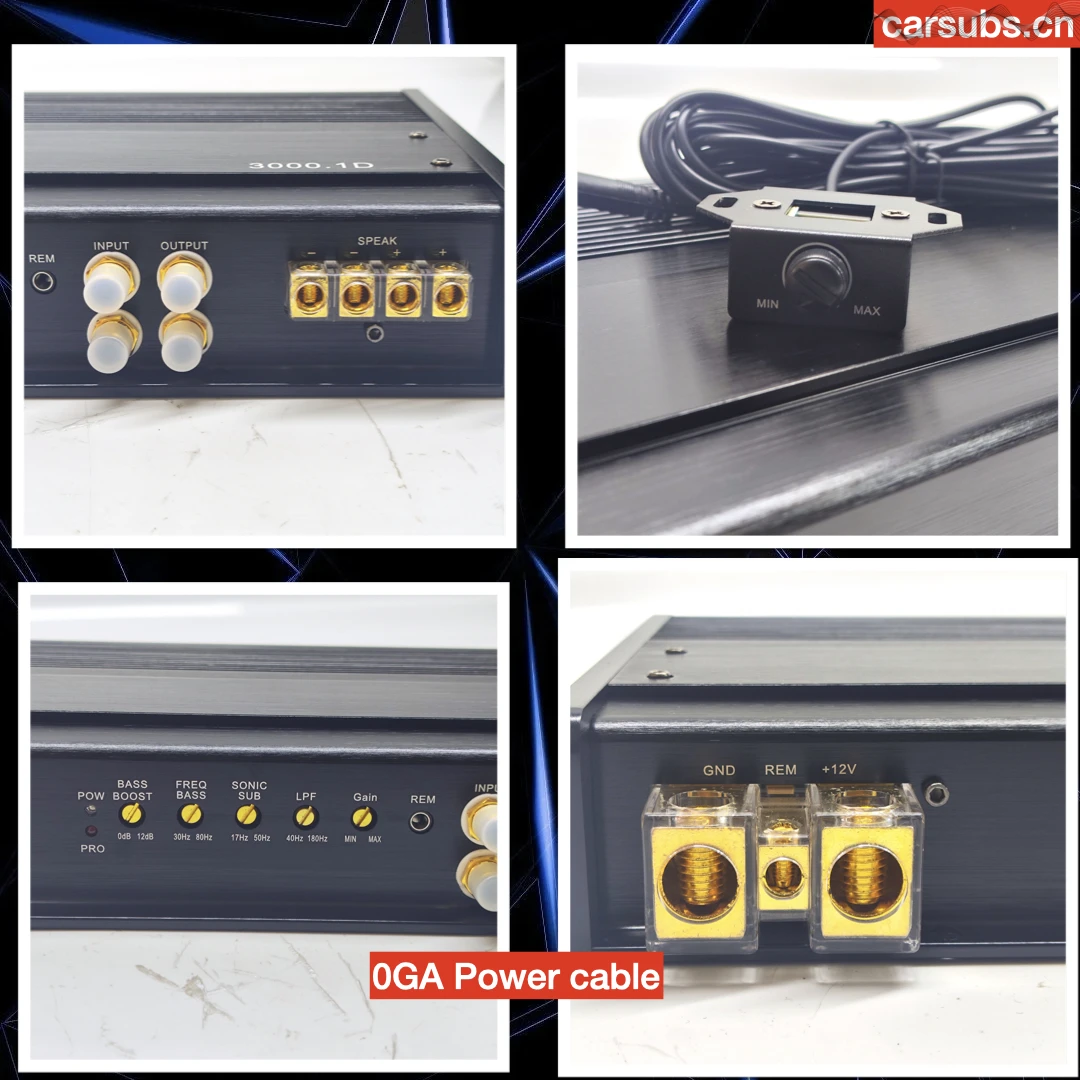 Korea PCB Board Car Subwoofer  - Car Subwoofer Amplifier 3000W Rms 评论和价格