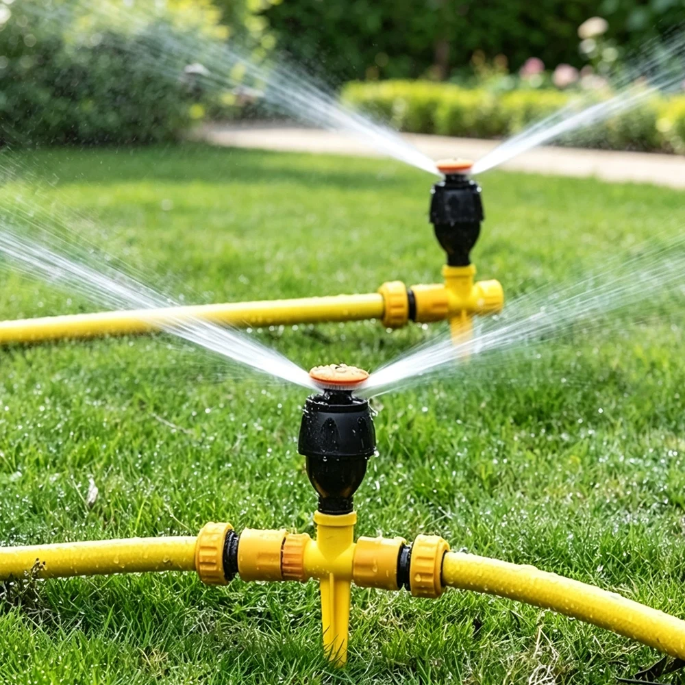 360 °   Système d'irrigation automatique rotatif pour pelouse de jardin, grande couverture, buse d'arrosage, fournitures d'irrigation ﻿