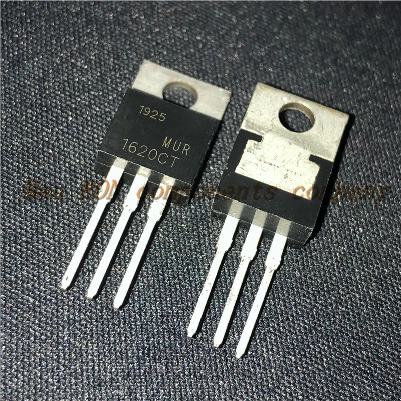 

10PCS/LOT MUR1620CTG TO220 MUR1620CT TO-220 MUR1620 1620CTG Fast Recovery Rectifiers Transistor new original In Stock