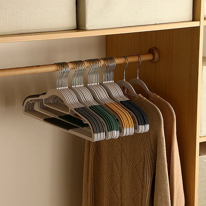 Non-slip and Non-marking Hangers Adult Drying Hangers Bedroom Anti-shoulder Corner Clothes Support Hanging Hangers Dormitory Use