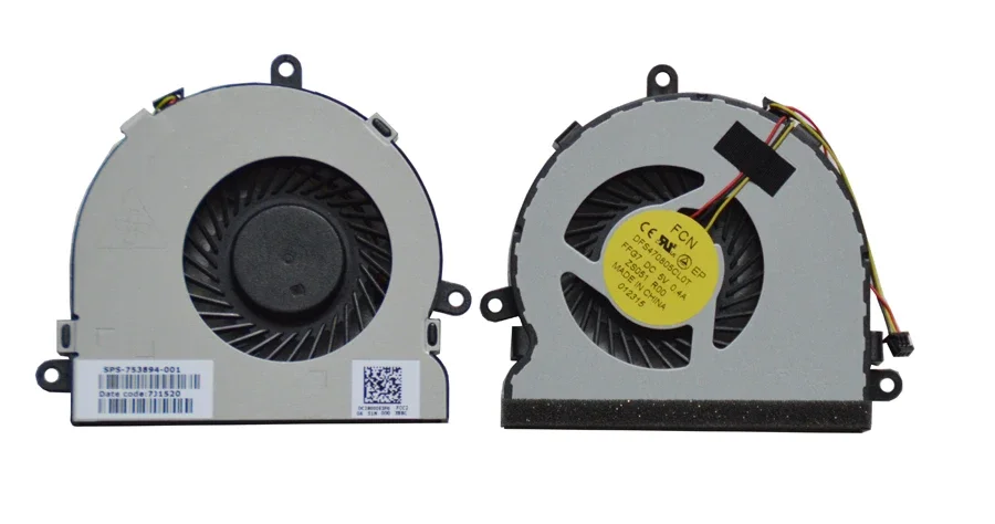 SSEA New Original CPU Fan For HP 15-G000 15-G100 15-R000 15-R100 Series DFS470805CL0T 753894-001 CPU Cooling Fan