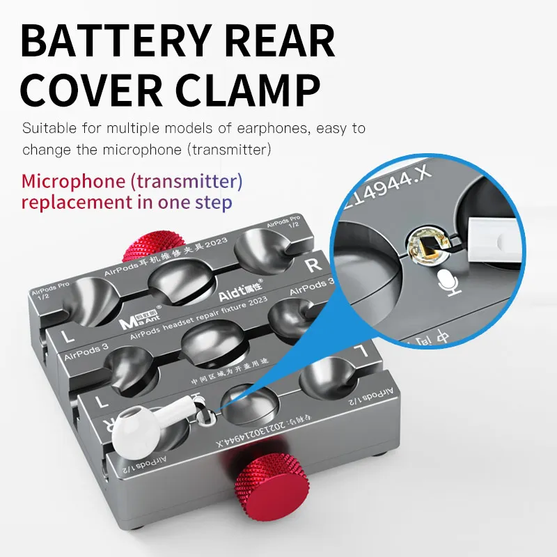 MaAnt سماعة إصلاح غطاء فتح تركيبات ل Airpods1/ 2/ PRO سلس التفكيك والتجميع استبدال البطارية تركيبات