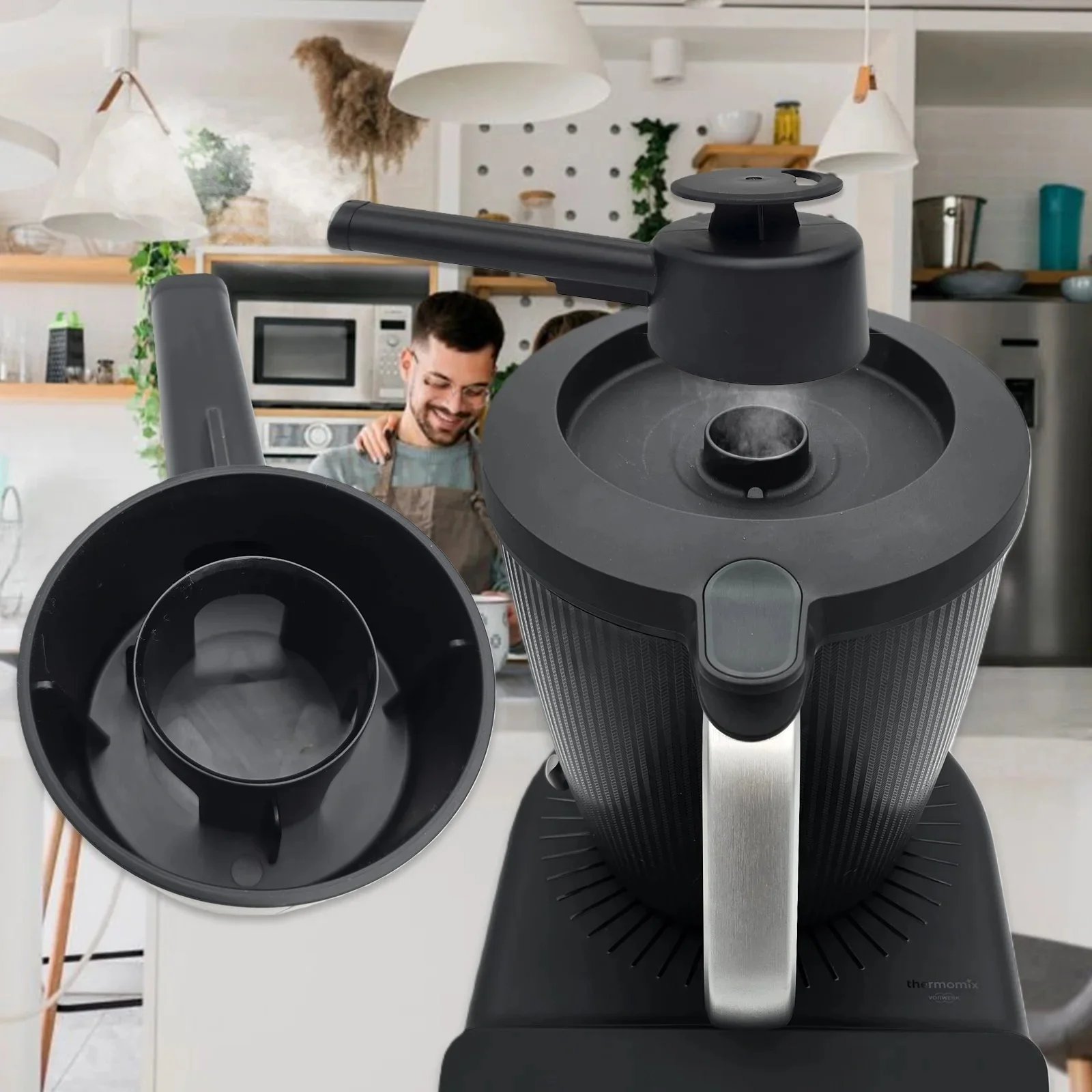 360 ° rotating, washable, and reusable blender accessory For TM7 steam splitter  heat-resistant kitchen appliances.