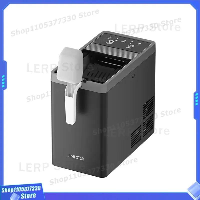 Portable Mini Electric Ice Maker Self-Cleaning Bullet Cube Maker for Office Use for Bottled Water Plastic Housing