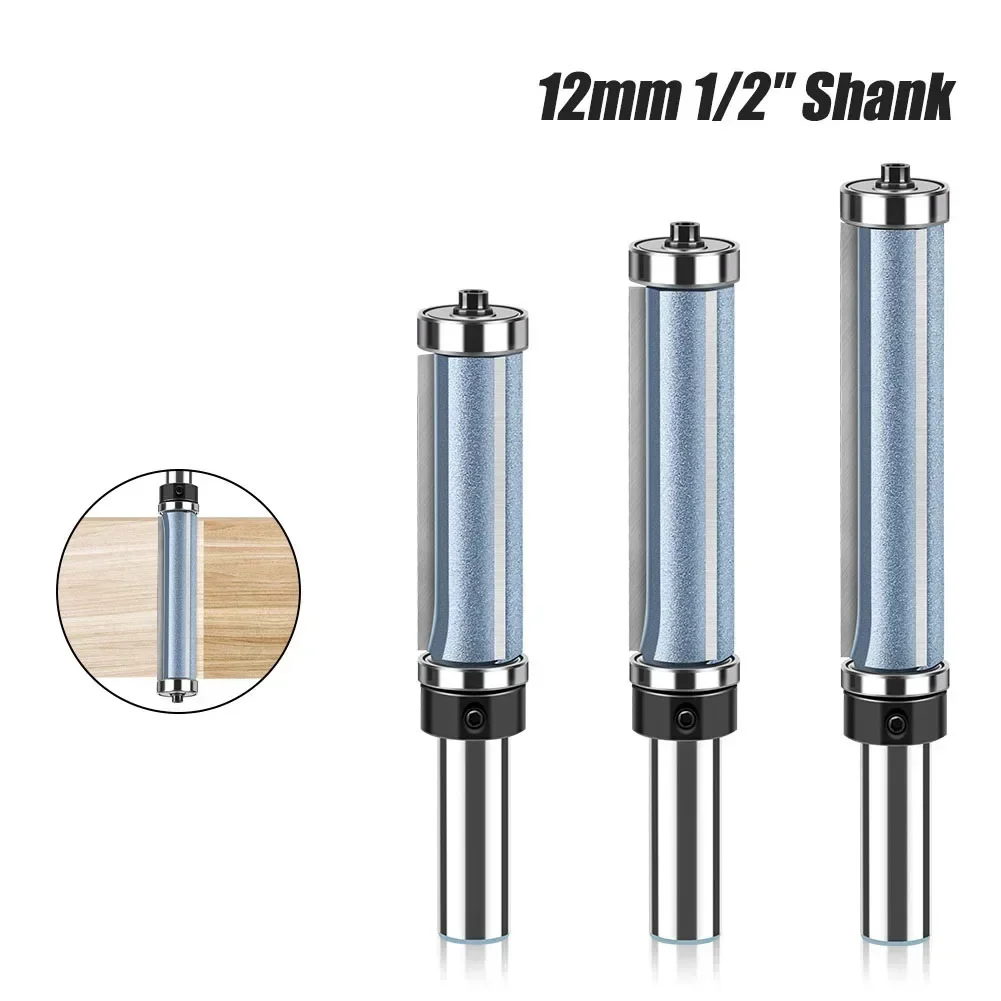 1/2 12mm Shank Flush Trim Bit Router Bit With Double Bearing Milling Cutter For Wood Router Bit Face Mill Woodworking Tools