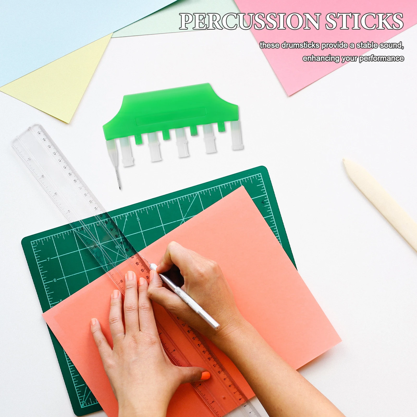 

Five-line Drawing Tool Blackboard Scribe Multifunction Multi-functional Ruler Work