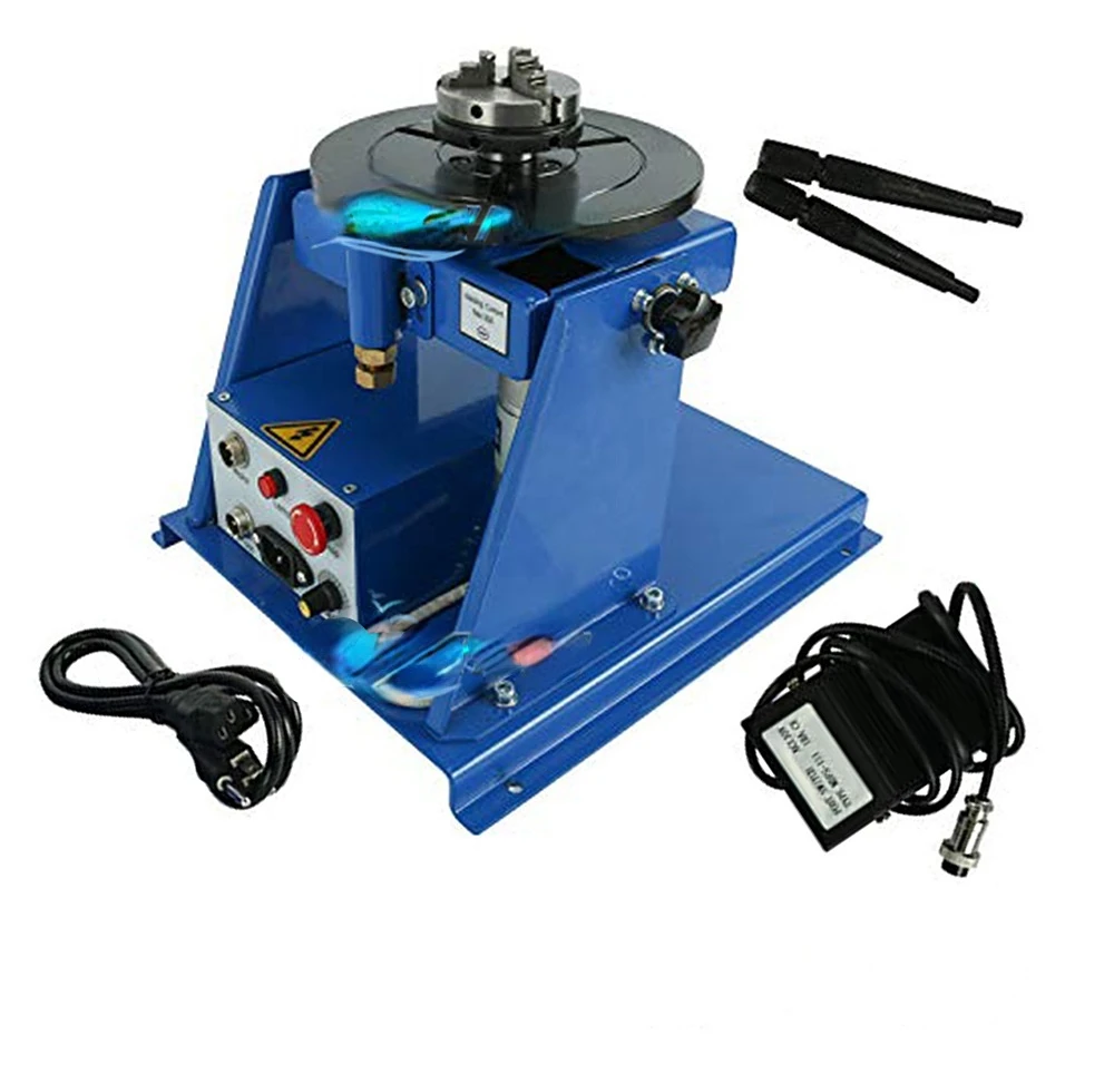 Portable Table Turntable 10Kg Mini Welding Positioner With 65 Mm Lathe Chuck