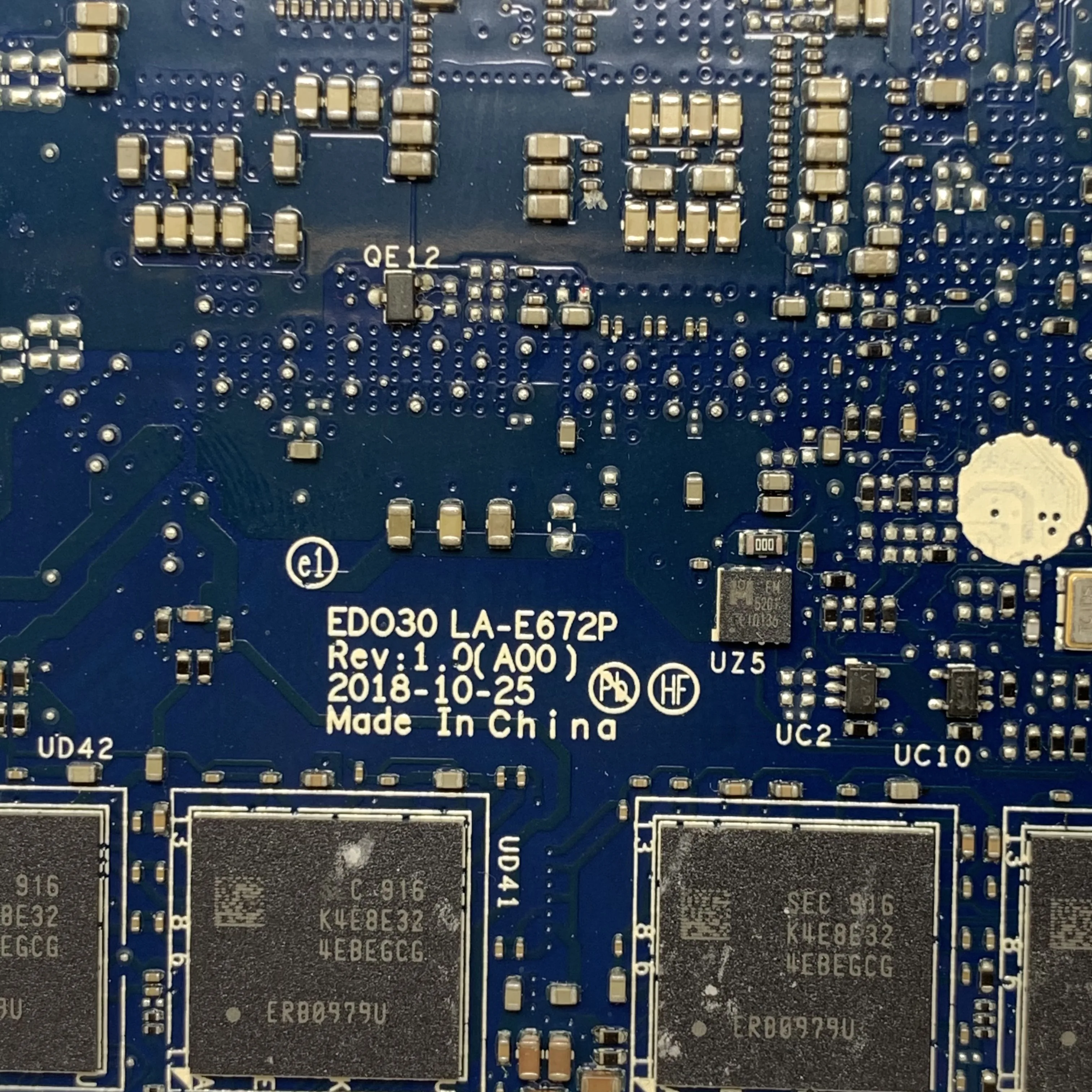 

CN-00XMMK 00XMMK 0XMMK With SRFFZ I3-8145U CPU Mainboard For DELL 9380 Laptop Motherboard EDO30 LA-E672P 100% Full Working Well