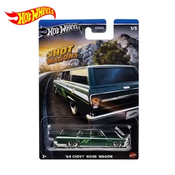 Original Hot Wheels Car 64 Chevy Nova Wagon 1/64 Diecast Hot Wagon Juguetes Novel Kid Toys for Boys Alloy Voiture Collector Gift