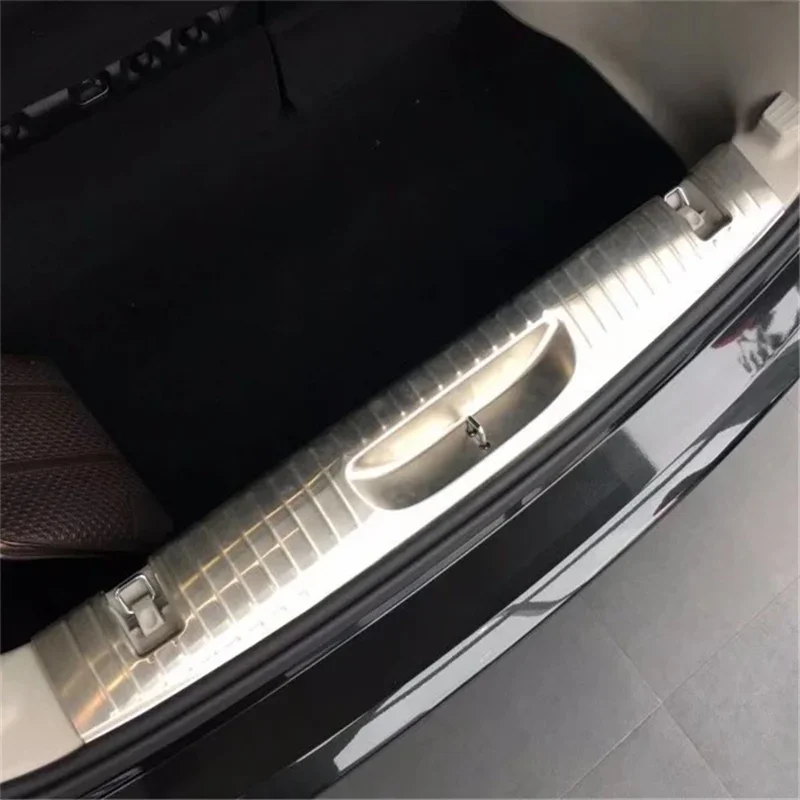 

WELKINRY For Chrysler Pacifica 2017-2024 Grand Caravan Voyager Car Tail Rear Gate Trunk Boot Doorsill Threshold Scuff Pedal Trim