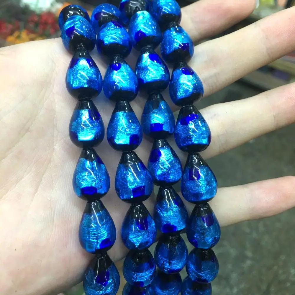 10pcs Glass Multicolor Tear Bead Cute Japanese Style Lampwork Loose Beads For Jewelry Making DIY Bracelet Necklace Accessroeis