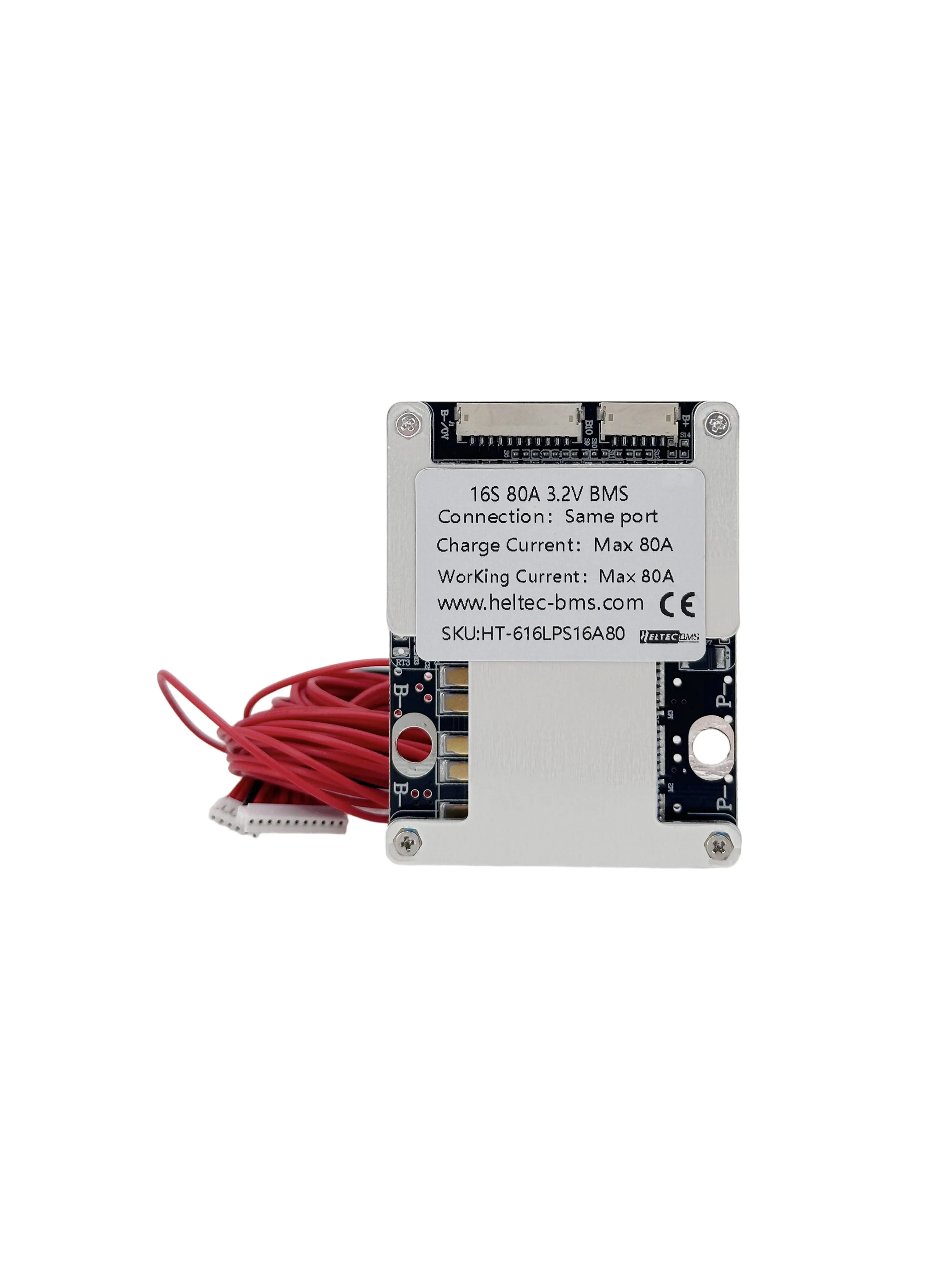 HeltecBMS bms 16s 48v lifepo4 battery 30A 50A 80A Lipo lithium /Lifepo4  battery bms 48v 13S 60V battery management system