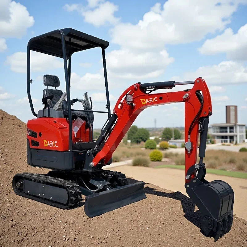 รถขุดขนาดเล็ก 1.8 ตัน ราคาถูก รถขุดตีนตะขาบขนาดเล็ก 1 ตัน 2 ตัน รถขุดใหม่สำหรับขาย