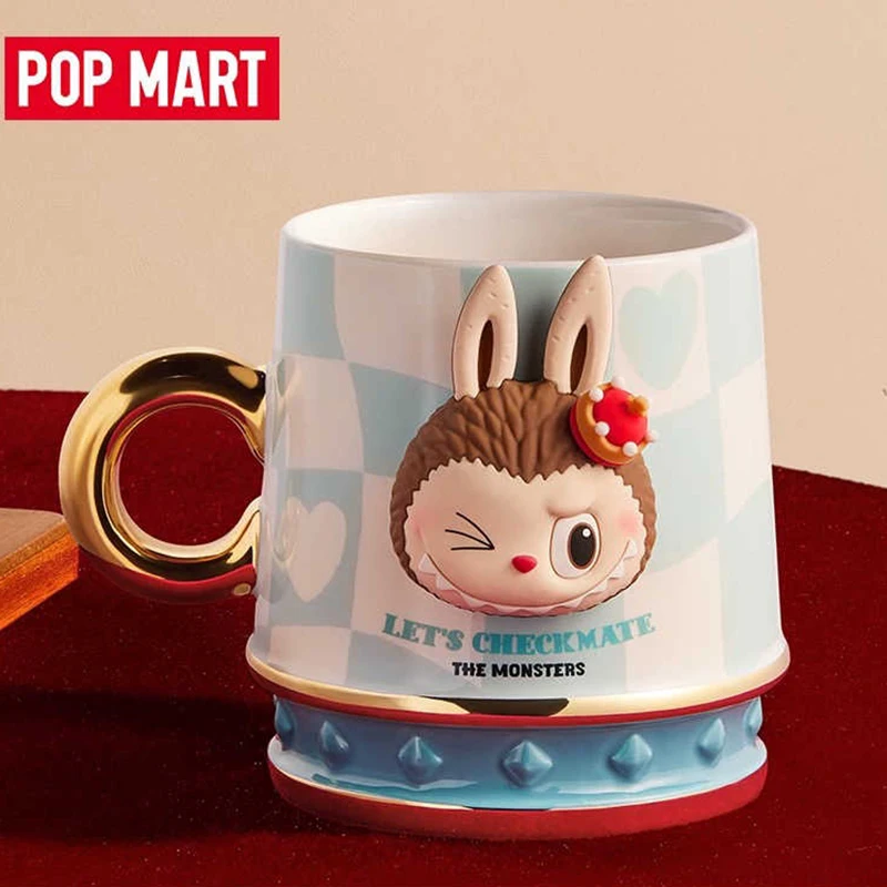 

Genuine Labubu The Monsters Chess Adventure Series - Mug (Pink) Mug (Blue）Ceramic A Pair Of Cups Household Ornaments Cup Gift