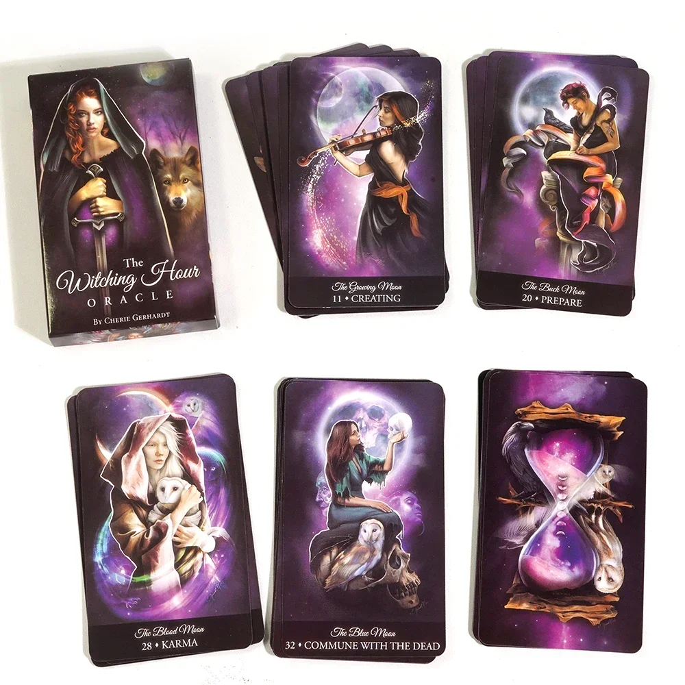 

1Pcs Deck Tarot The Witching Hour Oracle Cards By Cherie Gerhardt 39 Pcs Cards