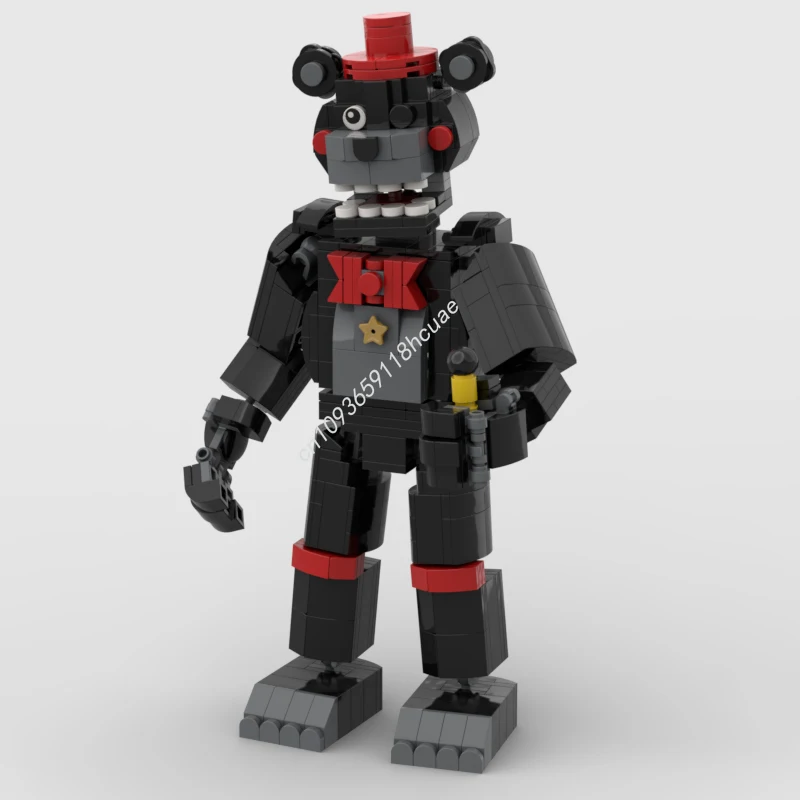 

515 шт. MOC Lefty FNAFes строительные блоки Рождественская мастерская серия коллекционное издание модель вдохновляет неограниченное количество творчества Br подарок