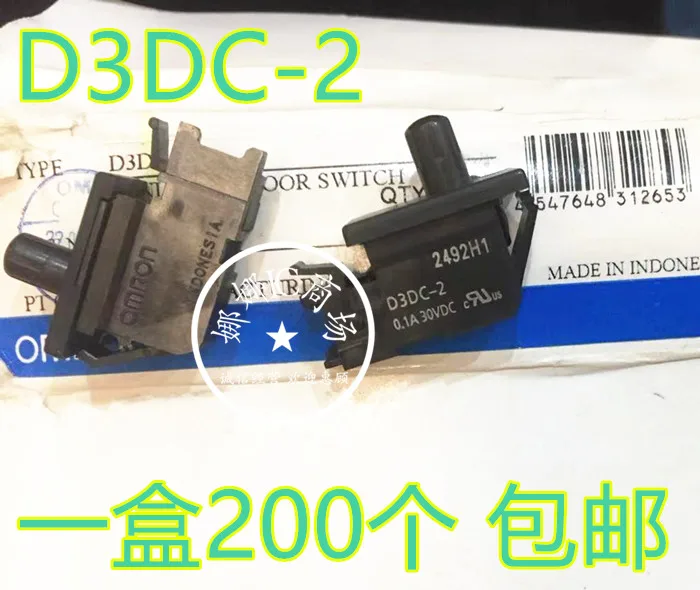 10PCS NEW D3DC-2 0.1A 30VDC  Washing Machine Small Threshold Switch Micro  IN STOCK