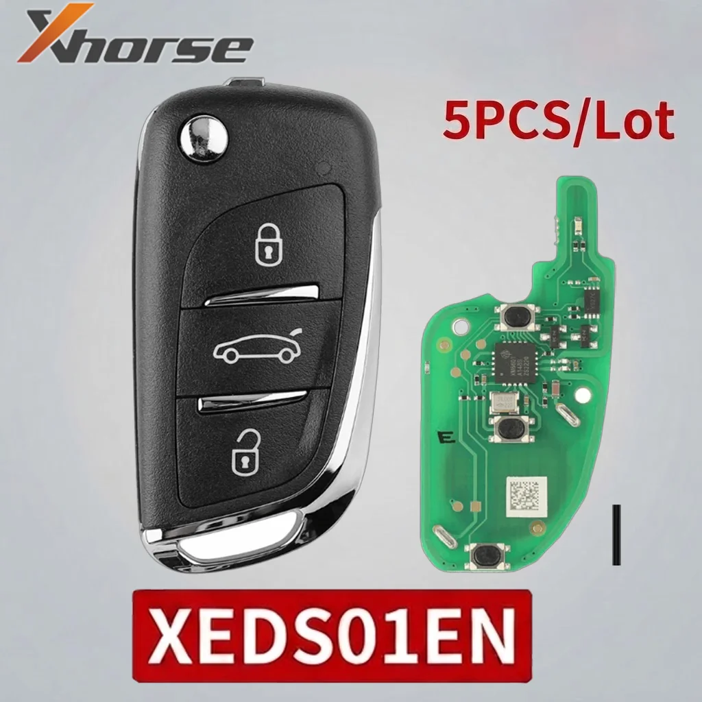 5pcs/lot Xhorse XEDS01EN VVDI Super Remote Key for DS Style 3 Buttons