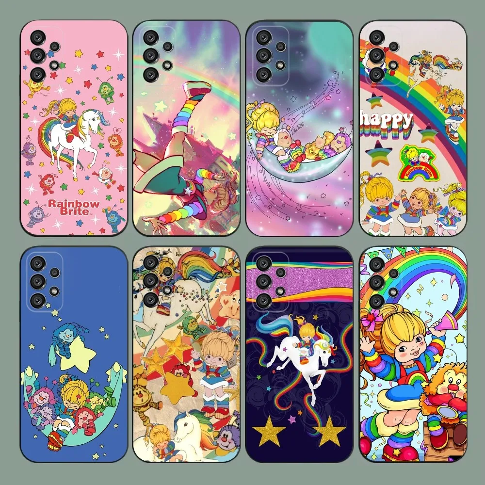 

Cute Rainbow B- BriteS Phone Case For Samsung Galaxy A20,A21s,A22,A31,A32,A52,A53,A72,73,A80,A91 Soft Black Cover
