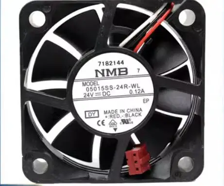 

NMB 05015SS-24R-WL DC 24V 0.12A 50x50x15mm 2-Wire Server Cooling Fan