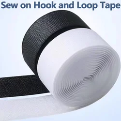 10M/Pair Hook and Loop Tape Nylon Heavy Duty Sticky Strips Reusable Fastener Roll Strips Sewing Adhesive Velcros Tape20-50mm